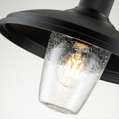 Elstead Lighting Średnia latarnia naścienna Allenbury - 1 źródło światła IP44 KL-ALLENBURY2-M-BKT