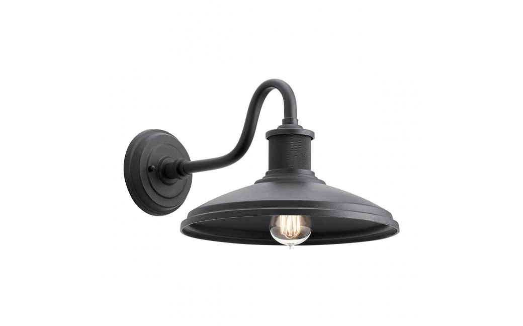 Elstead Lighting Średnia latarnia naścienna Allenbury - 1 źródło światła IP44 KL-ALLENBURY2-M-BKT