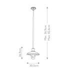 Outdoor pendant lamps - Elstead Lighting Allenbury pendant lantern - 1 light source IP44 KL-ALLENBURY-P-M-BKT - product 6