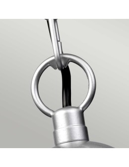 Elstead Lighting Latarnia wisząca Klampenborg - 1 źródło światła - Srebrna IP44 KLAMPENBORG8 - produkt 2