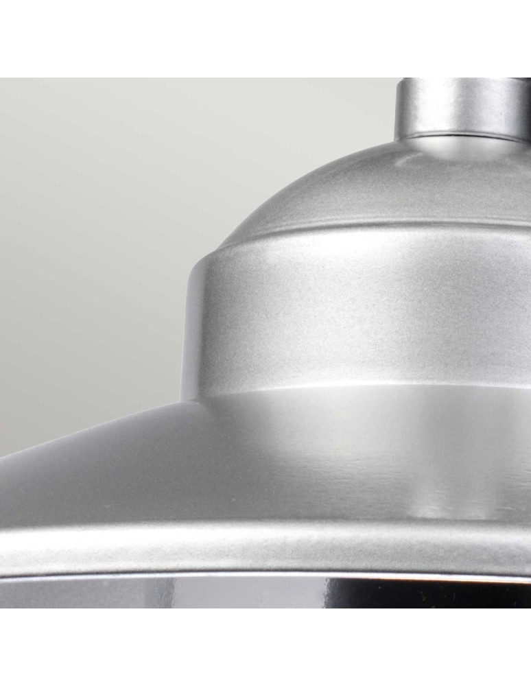 Elstead Lighting Klampenborg pendant lantern - 1 light source - Silver IP44 KLAMPENBORG8.