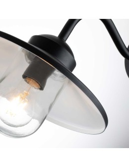 Elstead Lighting Latarnia naścienna z czujnikiem PIR Klampenborg - 1 źródło światła - Czarna IP44 KLAMPENBORG-PIR-BK - produkt 2