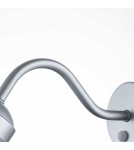 Elstead Lighting Latarnia naścienna z czujnikiem PIR Klampenborg - 1 źródło światła - Srebrna IP44 KLAMPENBORG-PIR-SIL