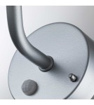 Elstead Lighting Latarnia naścienna z czujnikiem PIR Klampenborg - 1 źródło światła - Srebrna IP44 KLAMPENBORG-PIR-SIL