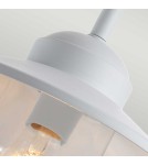 Outdoor wall lamps - Elstead Lighting Klampenborg PIR sensor wall lantern - 1 light source - White IP44 KLAMPENBORG-PIR-WHT - product 3