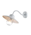 Outdoor wall lamps - Elstead Lighting Klampenborg wall lantern - 1 light source - White IP44 KLAMPENBORG-WHT. - product 1