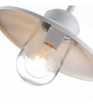 Outdoor wall lamps - Elstead Lighting Klampenborg wall lantern - 1 light source - White IP44 KLAMPENBORG-WHT. - product 2