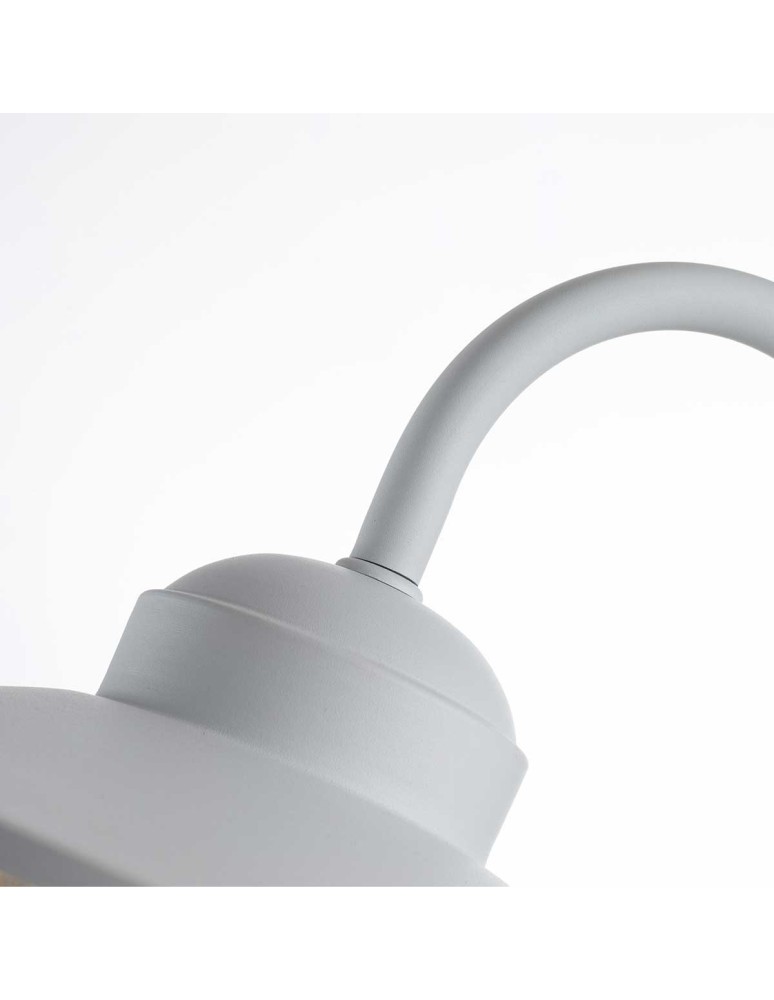 Outdoor wall lamps - Elstead Lighting Klampenborg wall lantern - 1 light source - White IP44 KLAMPENBORG-WHT. - product kolory-swiatla.pl 3