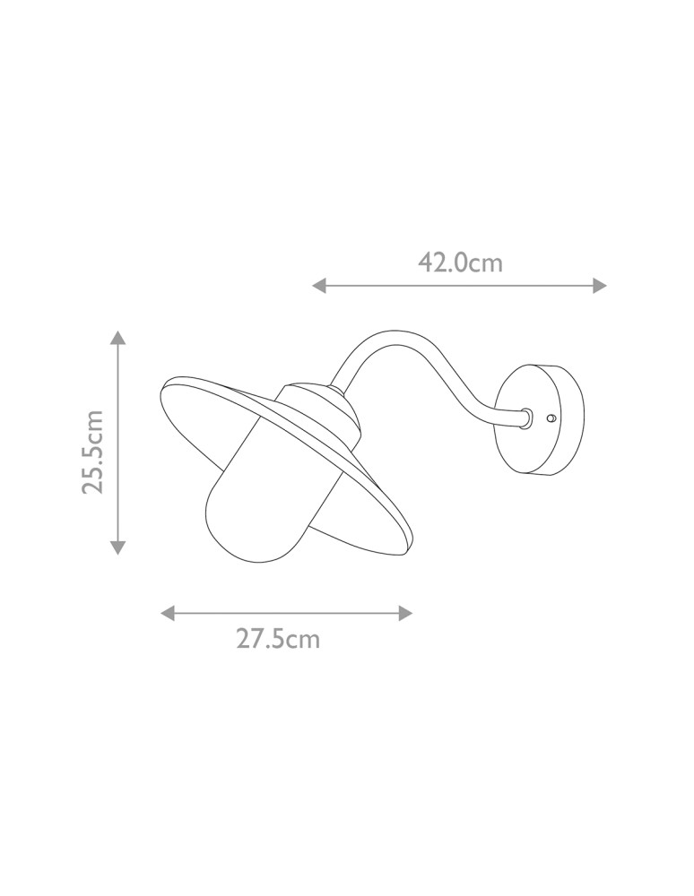 Outdoor wall lamps - Elstead Lighting Klampenborg wall lantern - 1 light source - White IP44 KLAMPENBORG-WHT. - product kolory-swiatla.pl 5