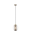 Elstead Lighting Mała lampa wisząca Asher II - 1 źródło światła KL-ASHER-MP-AP