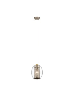 Elstead Lighting Mała lampa wisząca Asher II - 1 źródło światła KL-ASHER-MP-AP