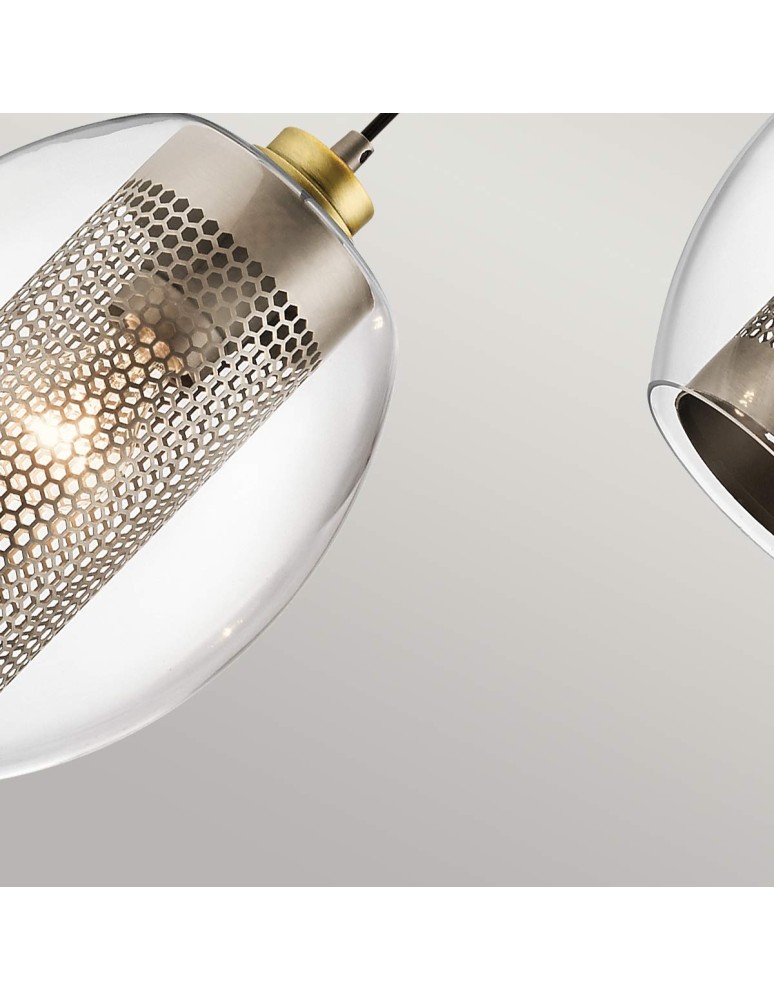 Pendant lamps - Elstead Lighting Small pendant lamp Asher II - 1 light source KL-ASHER-MP-AP - product kolory-swiatla.pl 2