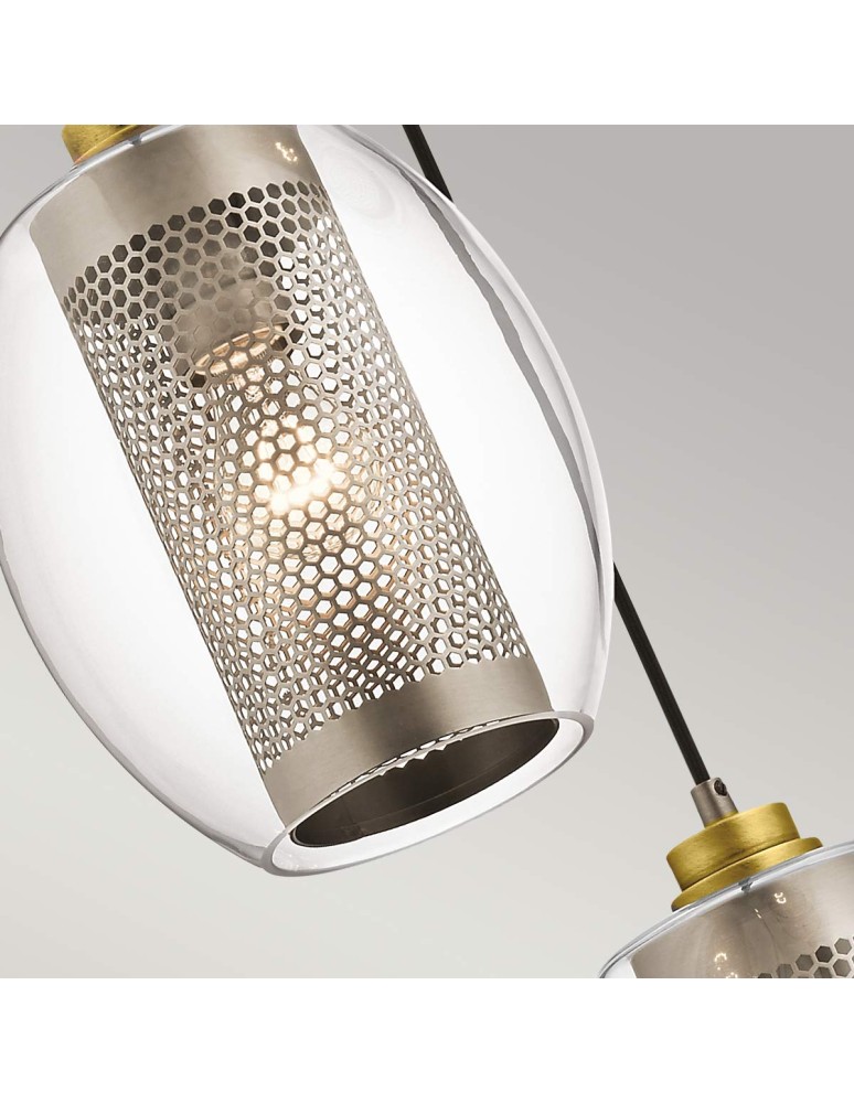 Elstead Lighting Mała lampa wisząca Asher II - 1 źródło światła KL-ASHER-MP-AP