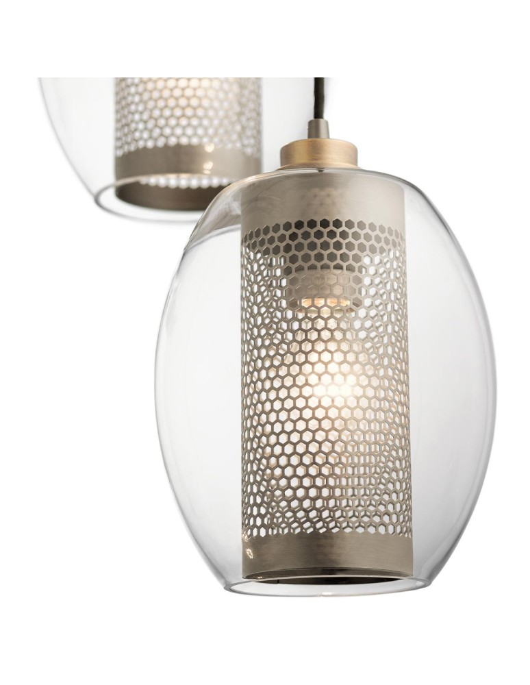 Pendant lamps - Elstead Lighting Small pendant lamp Asher II - 1 light source KL-ASHER-MP-AP - product kolory-swiatla.pl 4