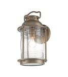 Elstead Lighting Duża latarnia naścienna Ashland Bay - 1 źródło światła - Oksydowany brąz IP44 KL-ASHLANDBAY2-L-BU