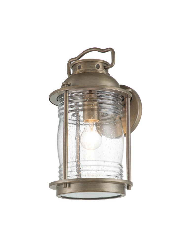 Outdoor wall lamps - Elstead Lighting Large Ashland Bay wall lantern - 1 light source - Oxidized bronze IP44 KL-ASHLANDBAY2-L-BU - product kolory-swiatla.pl 1
