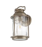 Elstead Lighting Duża latarnia naścienna Ashland Bay - 1 źródło światła - Oksydowany brąz IP44 KL-ASHLANDBAY2-L-BU