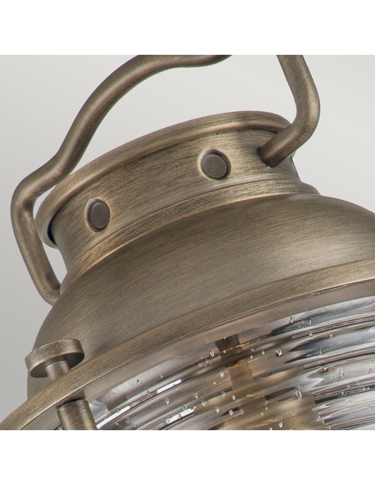 Elstead Lighting Duża latarnia naścienna Ashland Bay - 1 źródło światła - Oksydowany brąz IP44 KL-ASHLANDBAY2-L-BU