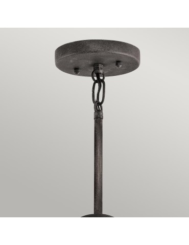 Elstead Lighting Ashland Bay pendant lantern - 5 light sources - Aged zinc IP44 KL-ASHLANDBAY-5P - product 2