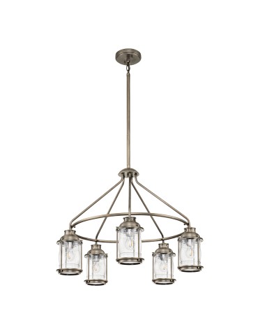 Elstead Lighting Latarnia wisząca Ashland Bay - 5 źródeł światła - Oksydowany brąz IP44 KL-ASHLANDBAY-5P-BU - produkt 2