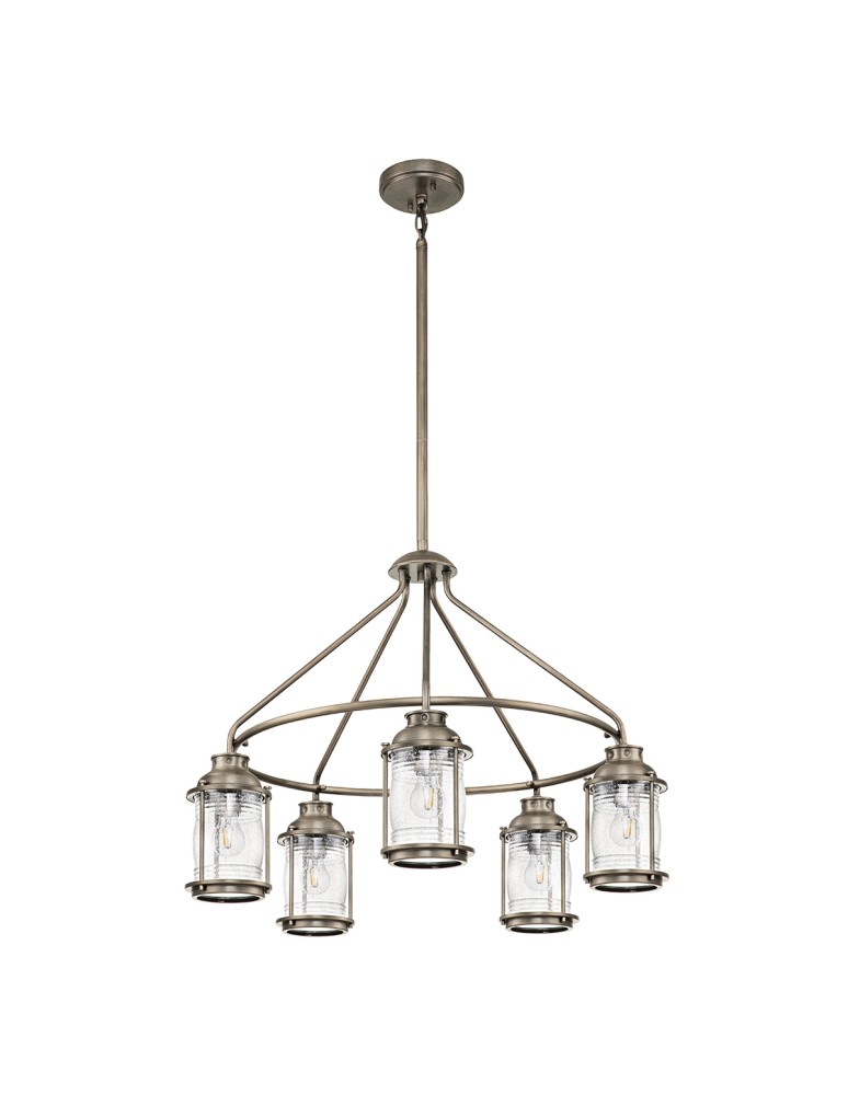 Outdoor pendant lamps - Elstead Lighting Ashland Bay pendant lantern - 5 light sources - Oxidized bronze IP44 KL-ASHLANDBAY-5P-BU - product kolory-swiatla.pl 2