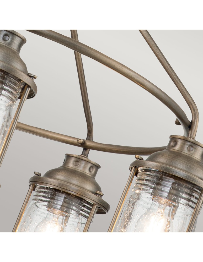 Elstead Lighting Latarnia wisząca Ashland Bay - 5 źródeł światła - Oksydowany brąz IP44 KL-ASHLANDBAY-5P-BU