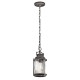 Elstead Lighting Mała latarnia wisząca Ashland Bay - 1 źródło światła - Postarzany cynk IP44 KL-ASHLANDBAY8-S