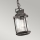 Elstead Lighting Mała latarnia wisząca Ashland Bay - 1 źródło światła - Postarzany cynk IP44 KL-ASHLANDBAY8-S