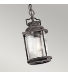 Outdoor pendant lamps - Elstead Lighting Small Ashland Bay pendant lantern - 1 light source - Aged zinc IP44 KL-ASHLANDBAY8-S - product 3