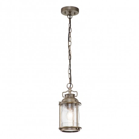 Elstead Lighting Mała latarnia wisząca Ashland Bay - 1 źródło światła - Oksydowany brąz IP44 KL-ASHLANDBAY8-S-BU