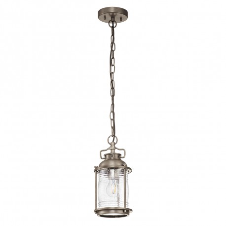 Elstead Lighting Mała latarnia wisząca Ashland Bay - 1 źródło światła - Oksydowany brąz IP44 KL-ASHLANDBAY8-S-BU