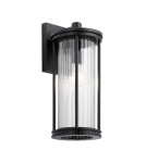 Outdoor wall lamps - Elstead Lighting Barras medium wall lantern - 1 light source IP44 KL-BARRAS2-M-BK - product 1