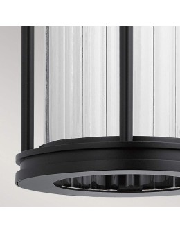 Elstead Lighting Średnia latarnia naścienna Barras - 1 źródło światła IP44 KL-BARRAS2-M-BK - produkt 2