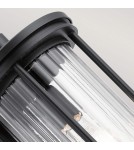 Elstead Lighting Średnia latarnia naścienna Barras - 1 źródło światła IP44 KL-BARRAS2-M-BK