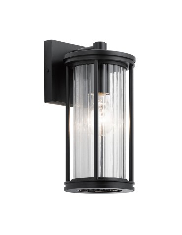 Elstead Lighting Mała latarnia naścienna Barras - 1 źródło światła IP44 KL-BARRAS2-S-BK