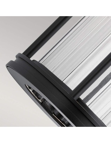 Elstead Lighting Mała latarnia naścienna Barras - 1 źródło światła IP44 KL-BARRAS2-S-BK - produkt 2