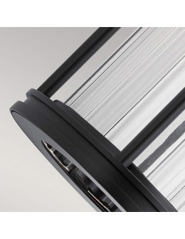 Elstead Lighting Mała latarnia naścienna Barras - 1 źródło światła IP44 KL-BARRAS2-S-BK - produkt 2