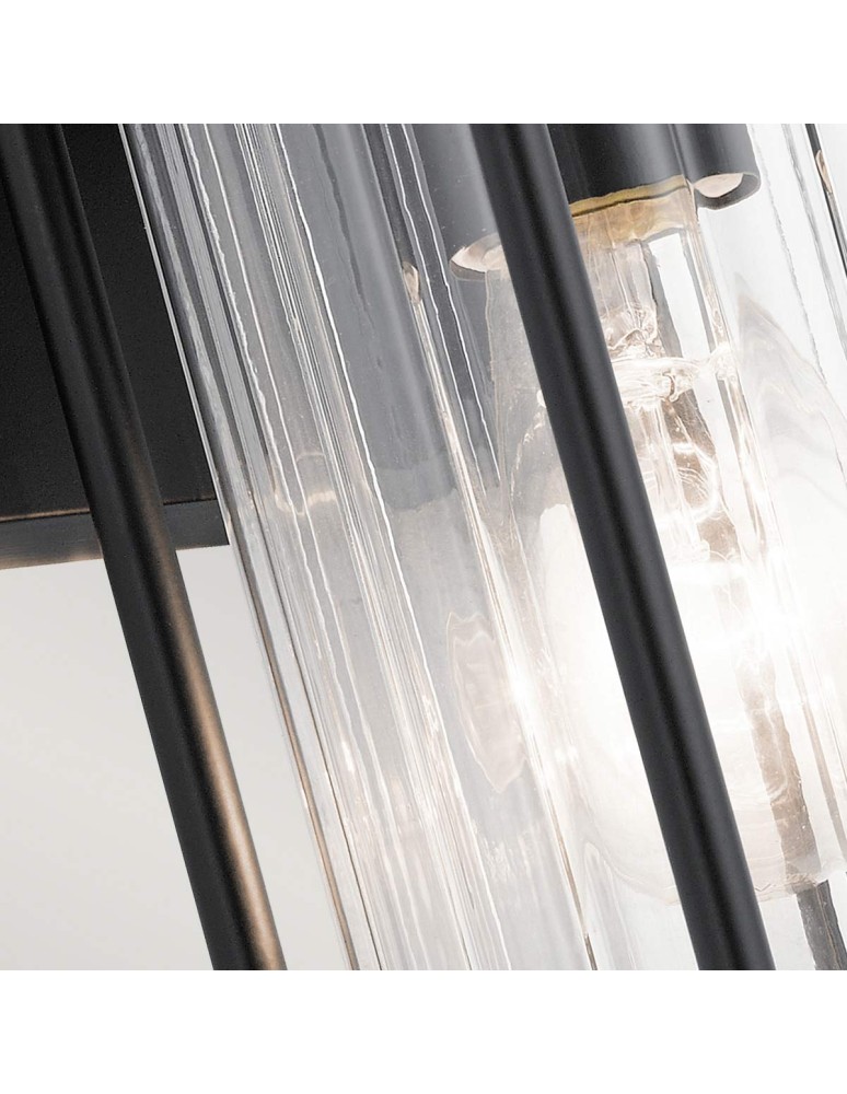 Outdoor wall lamps - Elstead Lighting Small wall lantern Barras - 1 light source IP44 KL-BARRAS2-S-BK - product kolory-swiatla.pl 3