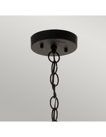 Elstead Lighting Beacon Square pendant lantern - 1 light source - Old bronze IP44 KL-BEACON-SQUARE8-OZ - product 2