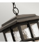 Outdoor pendant lamps - Elstead Lighting Beacon Square pendant lantern - 1 light source - Old bronze IP44 KL-BEACON-SQUARE8-OZ - product 3