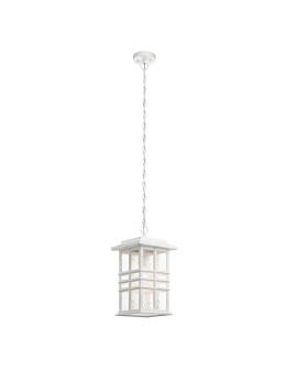 Elstead Lighting Beacon Square pendant lantern - 1 light source - White IP44 KL-BEACON-SQUARE8-WHT