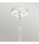 Outdoor pendant lamps - Elstead Lighting Beacon Square pendant lantern - 1 light source - White IP44 KL-BEACON-SQUARE8-WHT - product 2