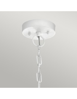 Elstead Lighting Beacon Square pendant lantern - 1 light source - White IP44 KL-BEACON-SQUARE8-WHT - product 2