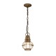 Elstead Lighting Mała latarnia wisząca Bridge Point - 1 źródło światła - Naturalny mosiądz IP44 KL-BRIDGEPOINT8S-NBR