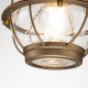 Elstead Lighting Mała latarnia wisząca Bridge Point - 1 źródło światła - Naturalny mosiądz IP44 KL-BRIDGEPOINT8S-NBR