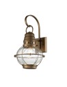 Elstead Lighting Large Bridge Point wall lantern - 1 light source - Natural brass IP44 KL-BRIDGEPOINT-L-NBR