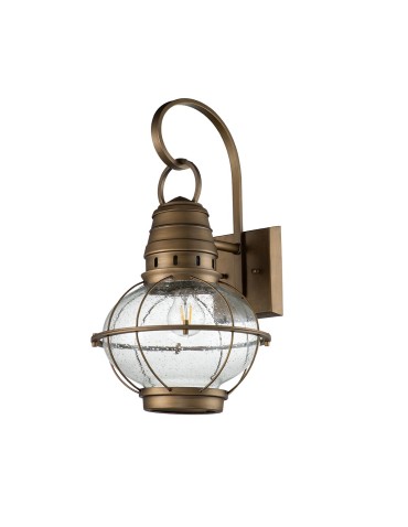 Elstead Lighting Duża latarnia naścienna Bridge Point - 1 źródło światła - Naturalny mosiądz IP44 KL-BRIDGEPOINT-L-NBR - produkt 2