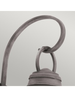 Elstead Lighting Średnia latarnia naścienna Bridge Point - 1 źródło światła - Postarzany cynk IP44 KL-BRIDGEPOINT-M - produkt 2