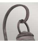 Elstead Lighting Mała latarnia naścienna Bridge Point - 1 źródło światła - Postarzany cynk IP44 KL-BRIDGEPOINT-S