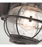 Elstead Lighting Mała latarnia naścienna Bridge Point - 1 źródło światła - Postarzany cynk IP44 KL-BRIDGEPOINT-S